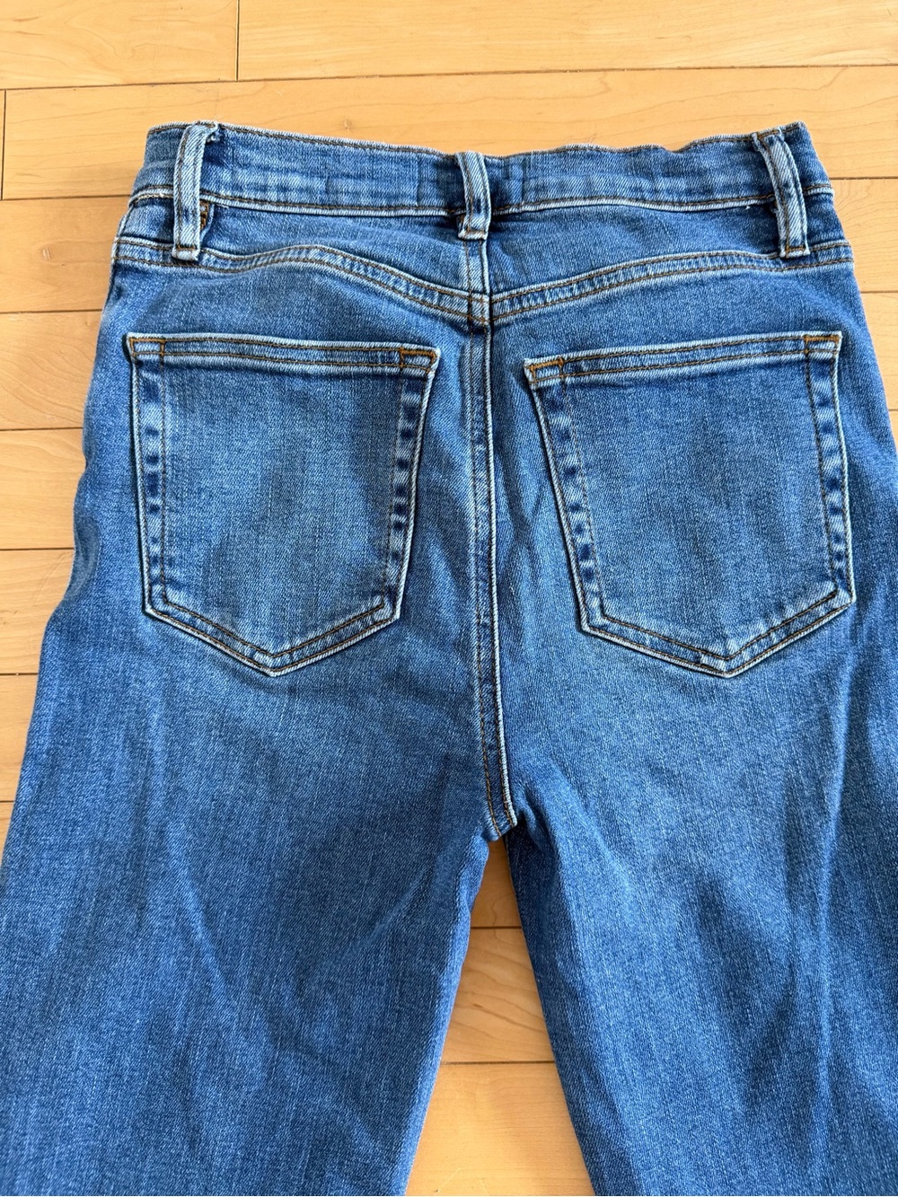 FRAME Le Sleek Straight Jeans Women’s 25 Medium Wash High Rise Denim - Picture 5 of 5